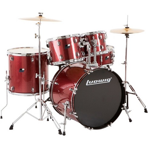 Ludwig Pocket Drum Set For Kids With Cymbals And Hardware