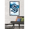 Trends International NHL Seattle Kraken - Logo 20 Framed Wall Poster Prints - 2 of 4