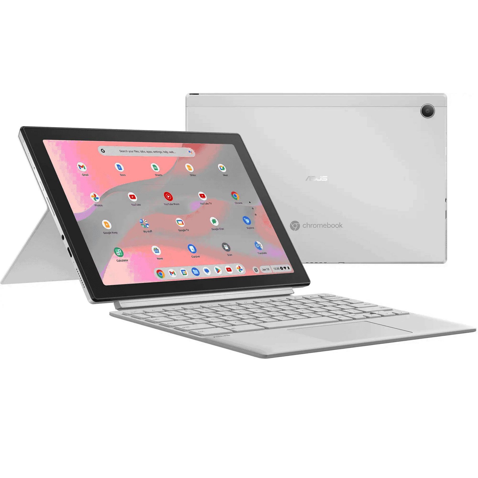 Refurbished: Asus Chromebook 10.5" WUXGA 2-in-1 Laptop MediaTek 8GB 128GB Chrome - Manufacturer Refurbished