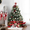 30 Pcs Christmas Ball Ornaments, 2.36 Inch/6 Cm Christmas Balls, Decorative Baubles, Shatterproof Christmas Tree Ball for Holiday Party Decoration - 3 of 4