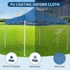 10 x 10 FT Pop Up Canopy Tent, Commercial Grade Instant Canopy, Heavy Duty Canopy Shelter, for Patio, Backyard, Bench, Garden - 2 of 4