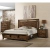 NicBex Nightstand with 2 Drawers,Side Table with Rustic Finish and Handles,Modern Bedside Table for Bedroom,Living Room - 3 of 4