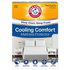 Arm & Hammer Twin Cooling Comfort Mattress Protector - 1 of 4