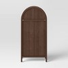 Woven Arched Wood Cabinet Brown - Opalhouse™ - image 4 of 4