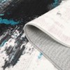 Garvee Modern Abstract Non-Slip Area Rug - Machine Washable, Soft Low Pile, Stain Resistant Carpet for Dining, Living Room, and Bedroom Use - 2 of 4