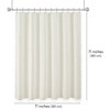 Americanflat 71x71 Woven Linen Shower Curtain with Tassel Accents - Includes 12 Grommets and Hooks - 100% Polyester - 2 of 4