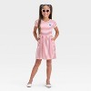 Girls' Short Sleeve Dress - Cat & Jack™ - 4 of 4