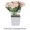 Unique Bargains Artificial Plants Hydrangea Tea Bud Plastic 2.95"x2.95"x7.87" 1 Pcs - 3 of 4