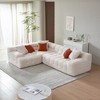 L-Shape Sectional Couch with Deep Seating, No-Assembly Modular Sofa for Living Room - 2 of 4