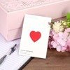 Unique Bargains Self-Adhesive Heart Decoration Sticker for Envelope Wedding 500 Pcs - 3 of 4
