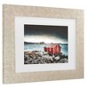 Trademark Fine Art Philippe Sainte Laudy Norwegian Texture Red Matted Framed Art - 3 of 4