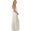 Memoi Women's Slip Dress with Lace - 2 of 4