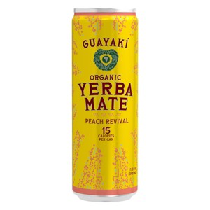 Guayaki Yerba Mate Peach Revival - 11.5 fl oz Can - 1 of 4