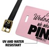 Mean Girls Pink Luggage ID Tags Set of 2 - 4 of 4