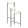 Kate and Laurel Finn Plant Stand, White and Black - 2 of 4
