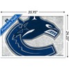 Trends International NHL Vancouver Canucks - Logo 19 Framed Wall Poster Prints - 3 of 4