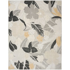 Nourison Suncoast Floral Tropical Indoor/Outdoor Flatweave Rug - 1 of 4