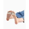 INSPIRE CHIC Cotton No Show Toe Socks Yoga Socks - 4 of 4