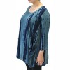 Women's Hand Painted Two Pocket Swing Tunic - Modesce - 2 of 3