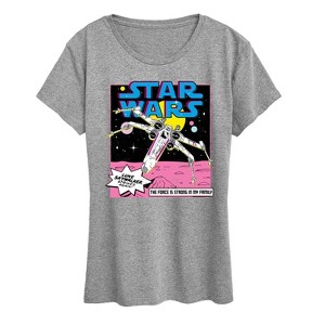 Women's - Star Wars - Luke Skywalker Ship Short Sleeve Graphic T-Shirt - 1 of 4