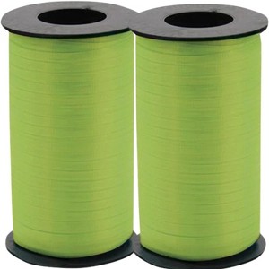 LoonBalloon 500 Yards Celery Curling Ribbon ‚ 3/16 Inch wide Fresh Green Wrap (2-Pack) - 1 of 4