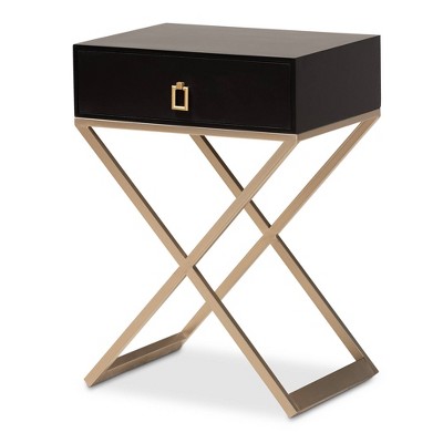 gold nightstand target