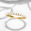 Pure Collection by Ross-Simons 1.5-2mm Cultured Pearl Ring in 14kt Yellow Gold - 3 of 4