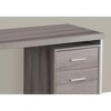 PAGED Simple Modern Computer Desk, 47" L Home Office Desk with 2 Storage Drawers and Metal Legs for Office - 3 of 4