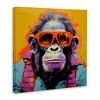 Stupell Industries Pop Style Gorilla, 24" x 24" - 3 of 4