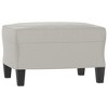 vidaXL Sofa Chair With Footstool Light Grey - 4 of 4
