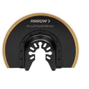 Arrow OSC35CA Titanium Coated Bi-Metal Oscillating Tool Radial Saw Blade, 3-1/2 Inch - 1 of 1