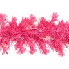 Northlight Pre-Lit Artificial Tinsel Christmas Garland - 9' x 8" - Pink - Clear Lights - 3 of 4