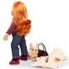 Gotz: Hannah and her Dog - 19" Multi-Jointed Standing Doll Playset 3+ - image 3 of 4