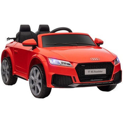 Aosom 6v Kids Electric Ride On Car, Licensed Audi Tt Rs With Seat And ...