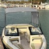 4 Bow Bimini Top for Boats - Aluminum Alloy Frame, PU Coated Canvas, Adjustable Rear Poles, Straps & Zippered Storage Boot - 2 of 4