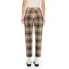 Women's Linen-blend Shadow Plaid Tapered Pants - ON THIS DAY - 2 of 3