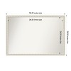 Amanti Art Bethany Non-Beveled Wood Framed Bathroom Vanity Wall Mirror - 3 of 4