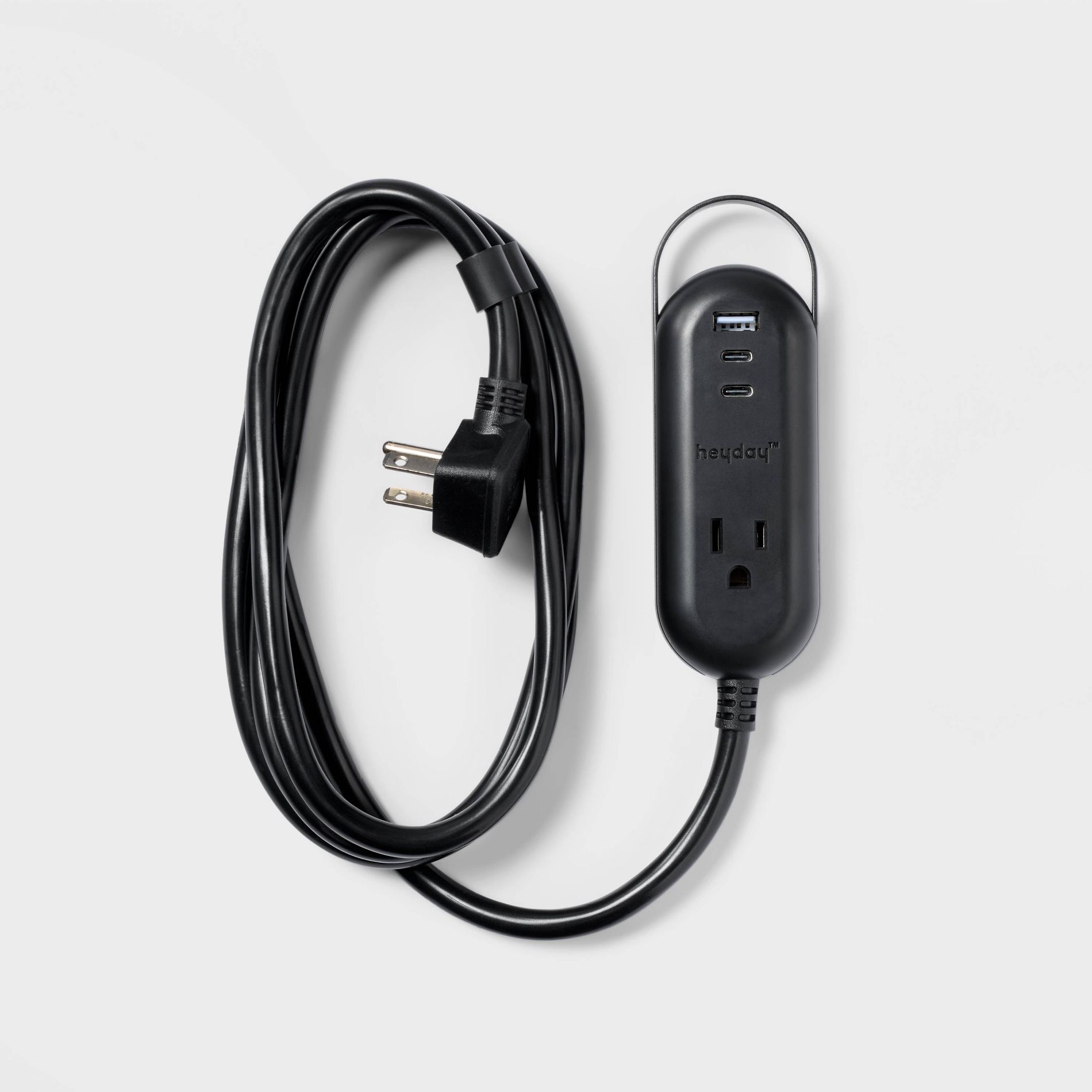 6' One-Outlet Indoor Extension Cord with USB & USB-C Ports - heyday™