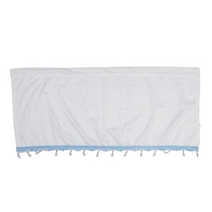 Unique Bargains Kitchen Curtains Short Kitchen Curtains with Eyelets 55.12"L x 27.56"W White - 1 of 4