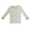 Chick Pea Baby All Cotton 4pc Pajama Set for Baby Girls Cute and Comfy Sleepwear - 2 of 4