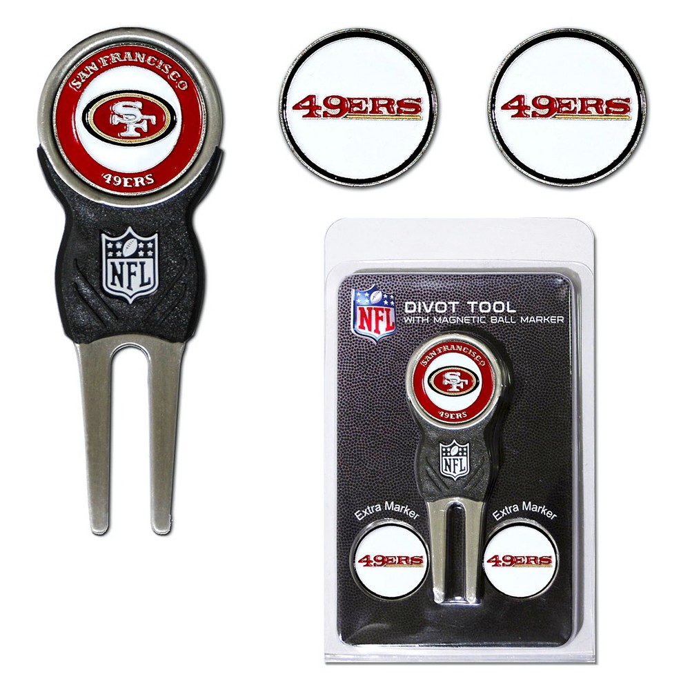 UPC 637556327451 product image for San Francisco 49ers NFL Team Golf Divot Tool Pack with Signature Tool | upcitemdb.com