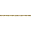 Black Bow Jewelry 1.75mm, 10k Yellow Gold Diamond Cut Solid Rope Chain Bracelet - 2 of 4