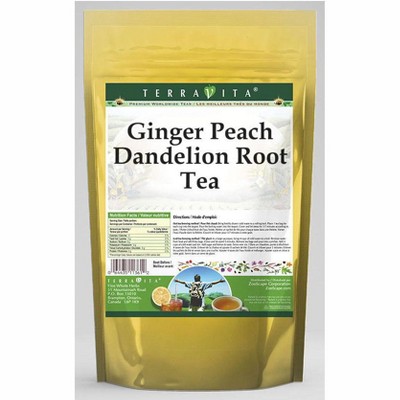 TerraVita Ginger Peach Dandelion Root Tea (25 tea bags, ZIN: 551993, 2-Pack)