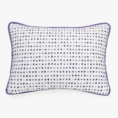 Full Purple Reversible Microfiber Girls' Quilt Set