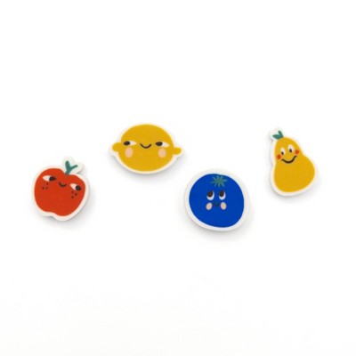 60ct Mini Erasers Fruit - Bullseye's Playground™