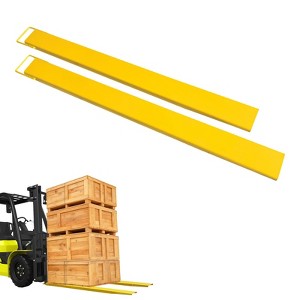 72" Pallet Fork Extensions for Forklift, 4400 Lbs Capacity Forklift Extensions 5.5" Width, Steel 1 Pair Fork Extensions for Forklift, Lift Truck - 1 of 4