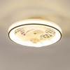 Airsurfer Multi-Directional Light Socket Fan with Remote 13" Screw-in Ceiling Fan - 3 of 4