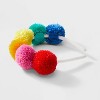 1ct Rainbow Pom-Pom Headband - Spritz™ - image 3 of 3