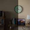 Clockswise Glow-in-the-Dark Decorative Wall Clock, Non-Ticking Battery Powered - Ideal for Living Room, Kitchen - 2 of 4