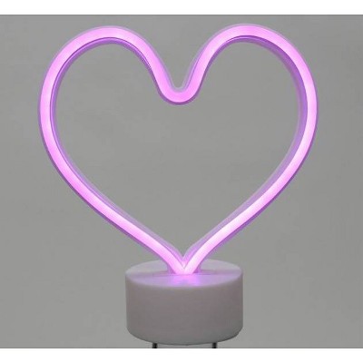 Neon Desktop Light Pink Heart - Spritz™